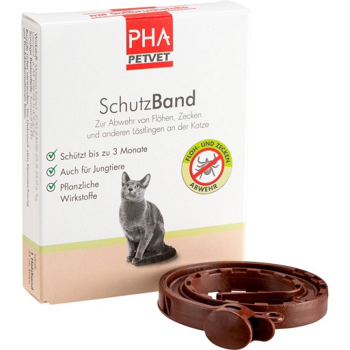 PHA SchutzBand f.Katzen - 1Stk - Floh- & Zeckenschutz