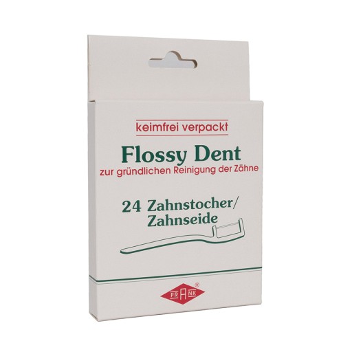 FLOSSY DENT Zahnseide/Zahnstocher - 24Stk - Zahnseide
