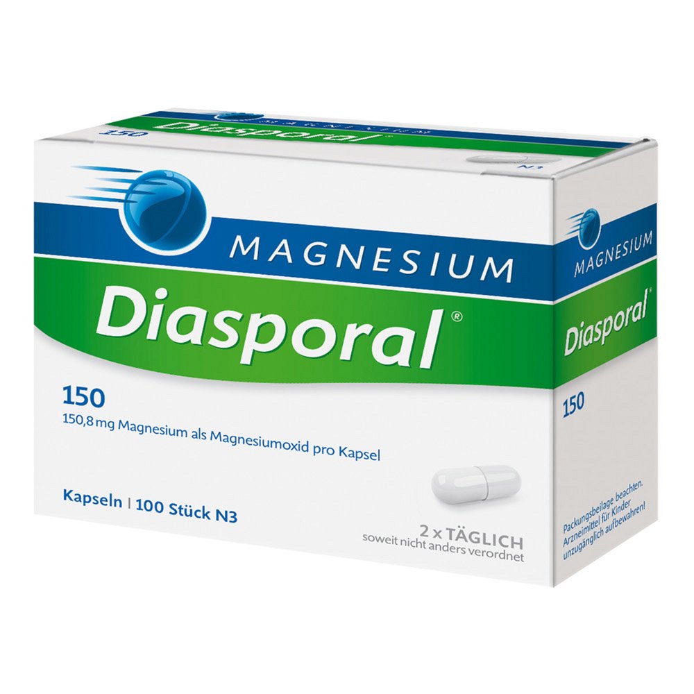 MAGNESIUM DIASPORAL 150 Kapseln - 100Stk - Wadenkrämpfe