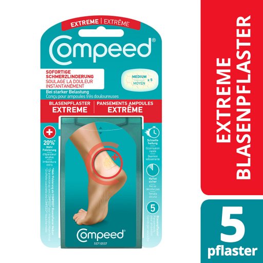 COMPEED Blasenpflaster extreme - 5Stk - Blasen- & Hühneraugenpflaster