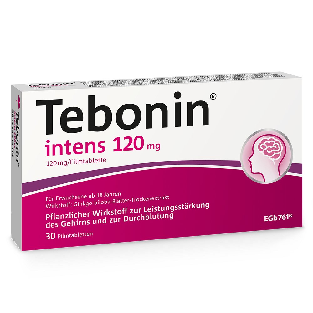 TEBONIN intens 120 mg Filmtabletten - 30Stk - Stärkung für das Gedächtnis