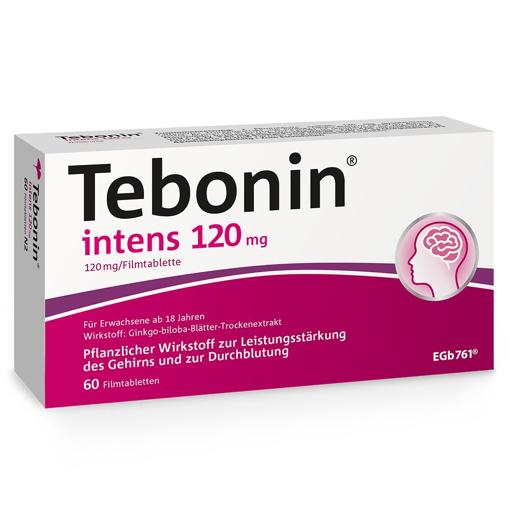 TEBONIN intens 120 mg Filmtabletten - 60Stk - Gedächtnis & Konzentration