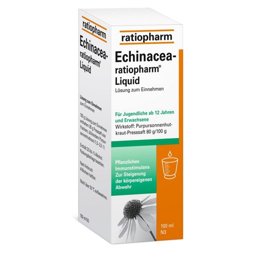 ECHINACEA-RATIOPHARM Liquid - 100ml - Erkältung - Husten