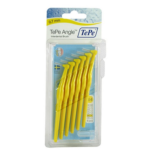 TEPE Angle Interdentalbürste 0,7mm gelb - 6Stk