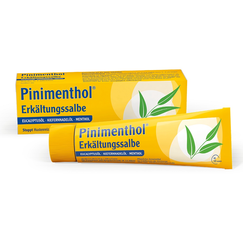PINIMENTHOL Erkältungssalbe Eucal./Kiefern./Menth. - 50g - Erkältungsbad