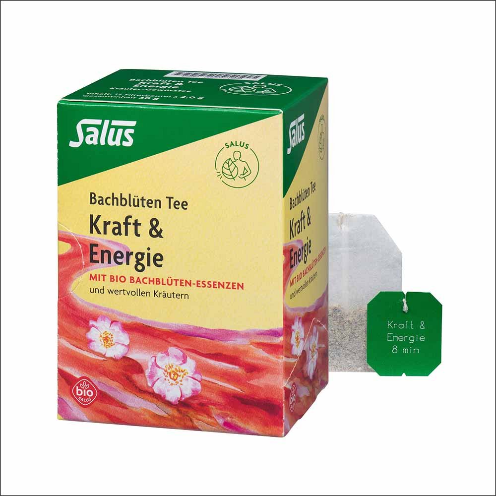 BACHBLÜTEN TEE Kraft & Energie Bio Salus Fbtl. - 15Stk