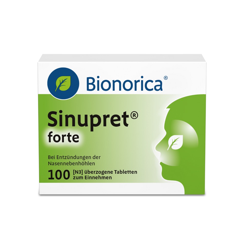 SINUPRET forte überzogene Tabletten - 100Stk - Nasennebenhöhlen