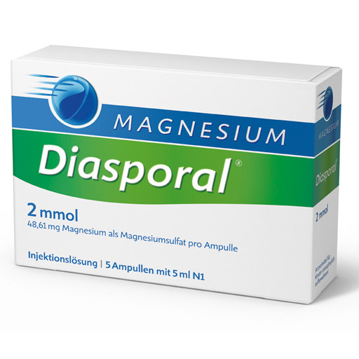 MAGNESIUM DIASPORAL 2 mmol Ampullen - 5X5ml - Wadenkrämpfe