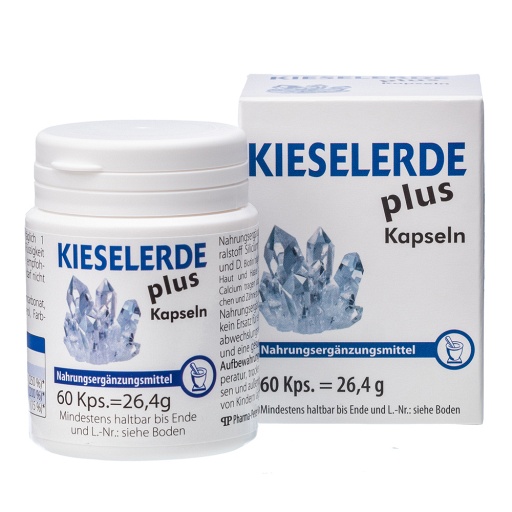 KIESELERDE PLUS Kapseln - 60Stk - Haut, Haare & Nägel