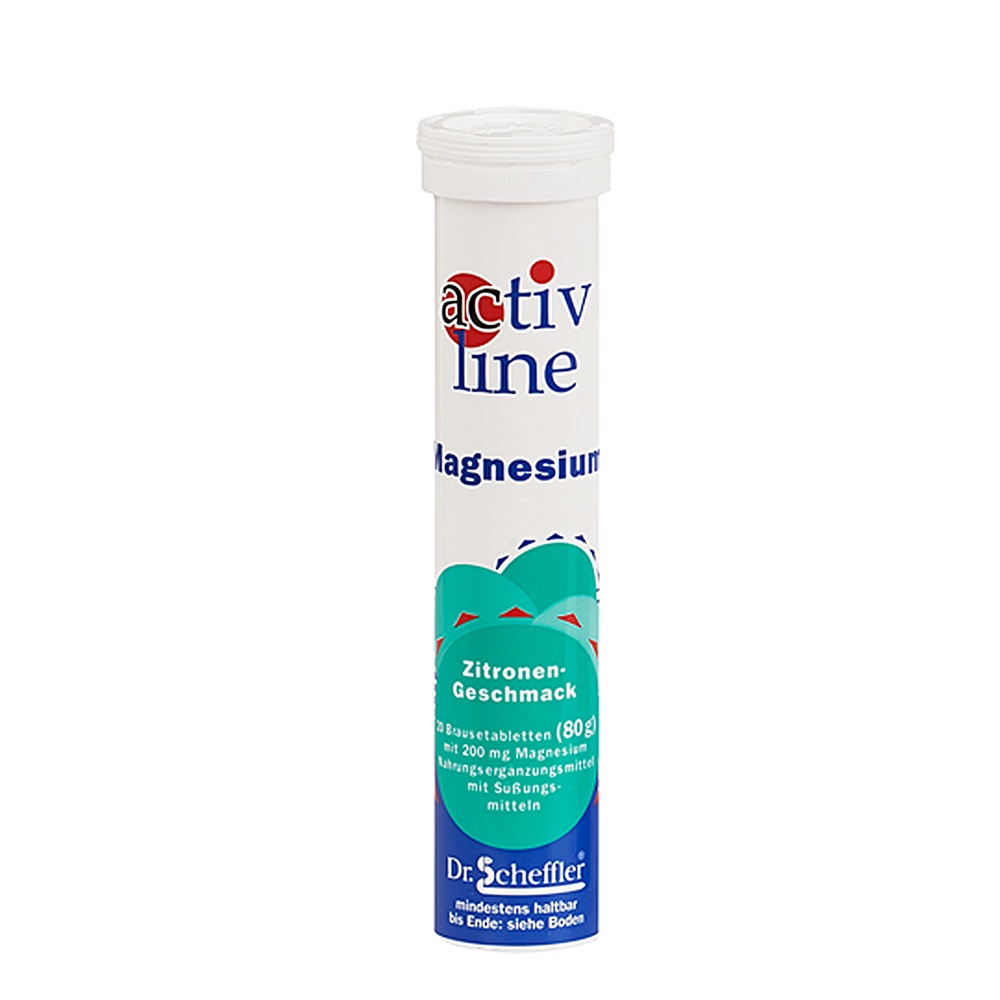 ACTIVLINE Magnesium Zitrone Brausetabletten - 20Stk