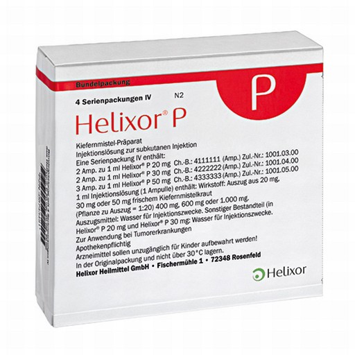 HELIXOR P Serienpackung IV Ampullen - 4X7Stk