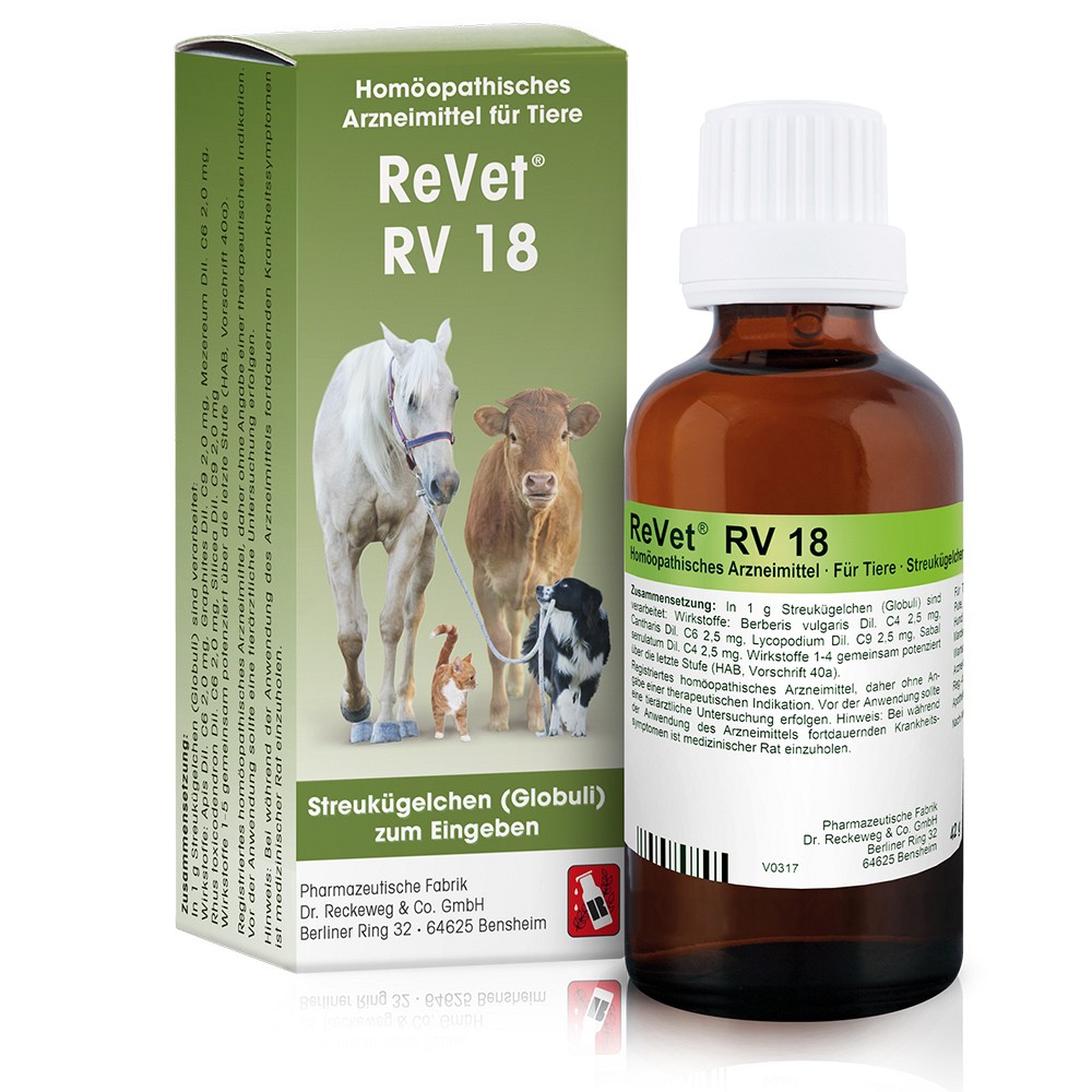 REVET RV 18 Globuli vet. - 42g