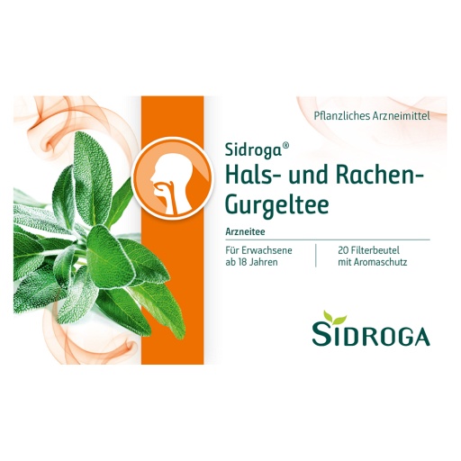 SIDROGA Hals- und Rachen-Gurgeltee Filterbeutel - 20X2.5g