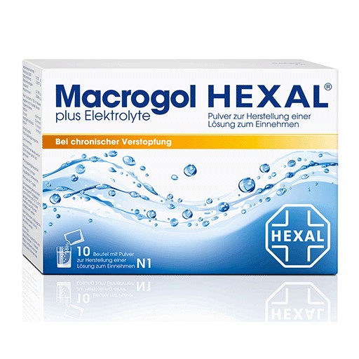MACROGOL HEXAL plus Elektrolyte Plv.z.H.e.L.z.E. - 10Stk - Abführmittel