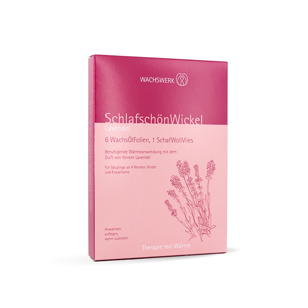 SCHLAFSCHÖN Wickel Lavendel - 6Stk - Beruhigung & Schlaf