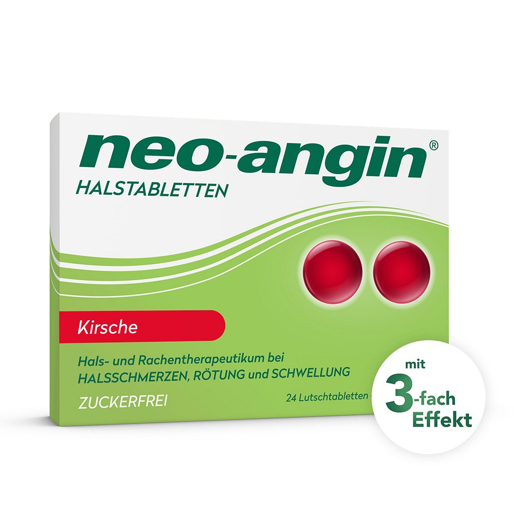 NEO-ANGIN Halstabletten Kirsche - 24Stk - Halsschmerzen