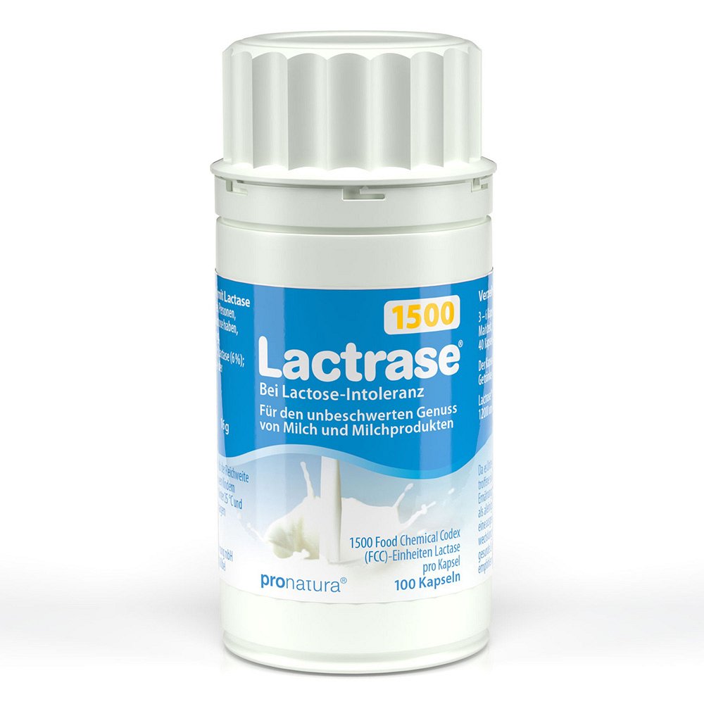 LACTRASE 1.500 FCC Kapseln - 100Stk - Verdauungsenzyme