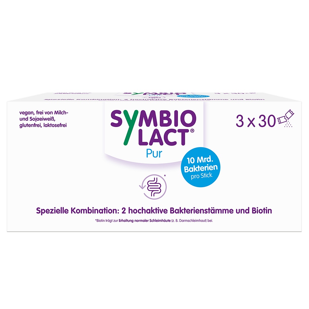 SYMBIOLACT pur Nahrungsergänzungsmittel Pulver - 3X30g - Gesunde Darmflora