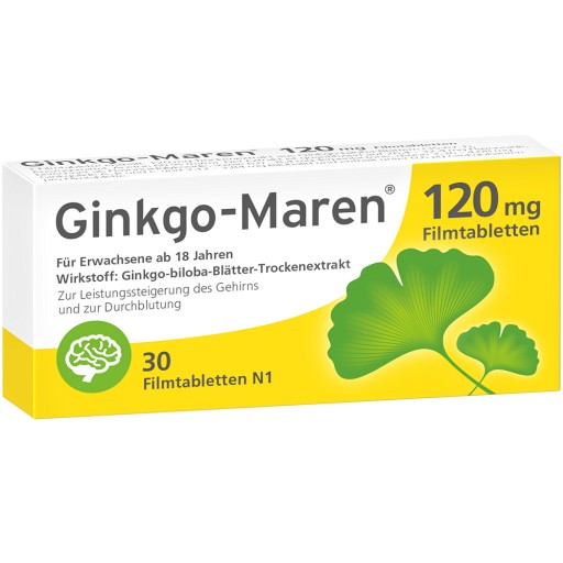 GINKGO-MAREN 120 mg Filmtabletten - 30Stk - Gedächtnis & Konzentration