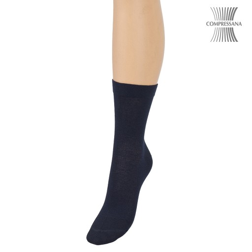 COMPRESSANA Aktiv Bandagensocken Gr.3 nachtblau - 2Stk
