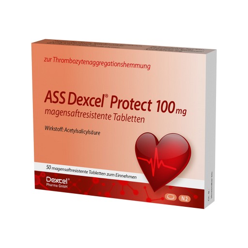 ASS Dexcel Protect 100 mg magensaftres.Tabletten - 50Stk