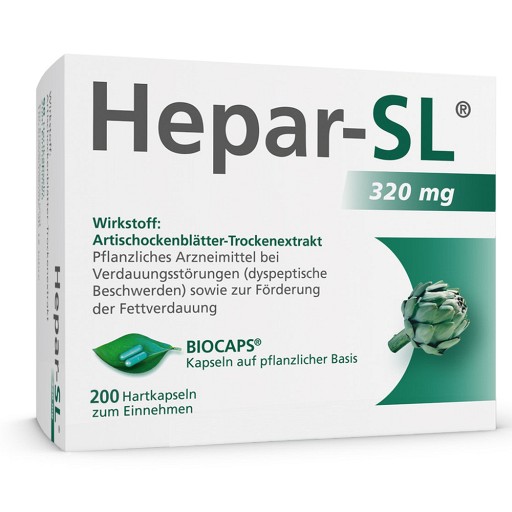 HEPAR-SL 320 mg Hartkapseln - 200Stk - Verdauungsbeschwerden
