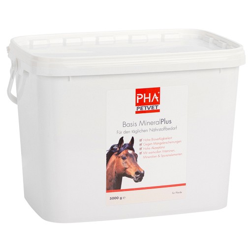 PHA Basis Mineral Plus Pellets f.Pferde - 5000g - für Pferde