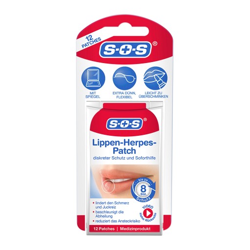SOS LIPPENHERPES-Patch - 12Stk