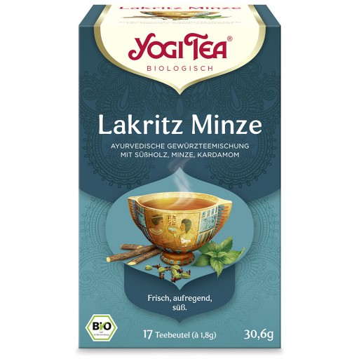 YOGI TEA Lakritz Minze Bio Filterbeutel - 17X1.8g