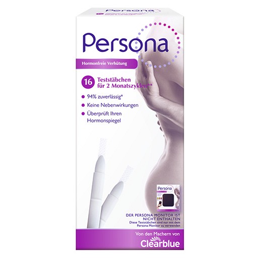 PERSONA Teststäbchen - 16Stk - Bestimmung fruchtbarer Tage