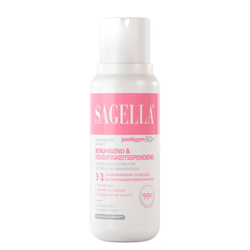 SAGELLA poligyn Intimwaschlotion für Frauen 50+ - 500ml - Intimpflege