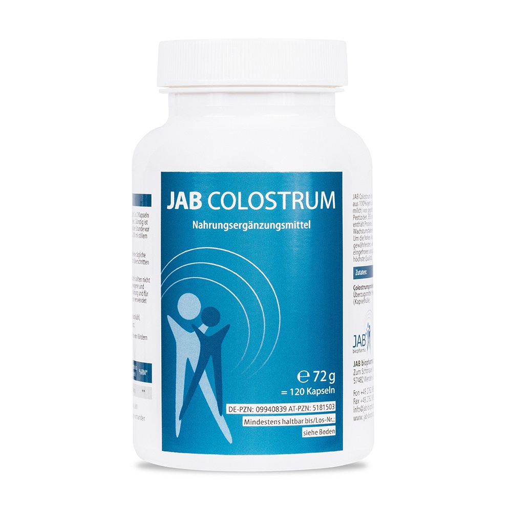 JAB Colostrum Kapseln - 120Stk - Stärkung Immunsystem