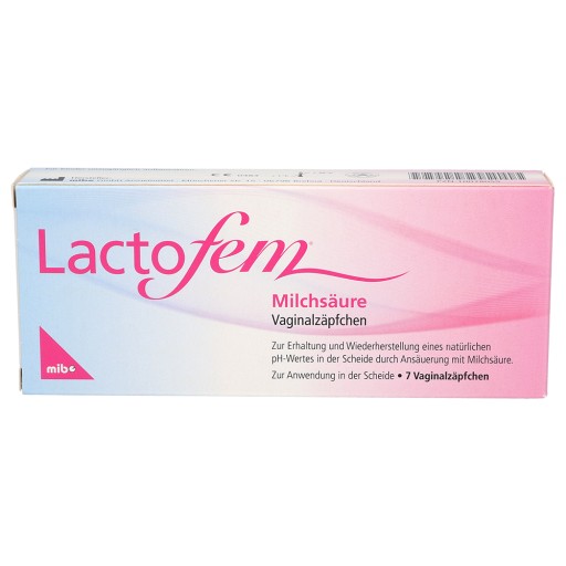 LACTOFEM Milchsäure Vaginalzäpfchen - 7Stk - Mykofungin® 3