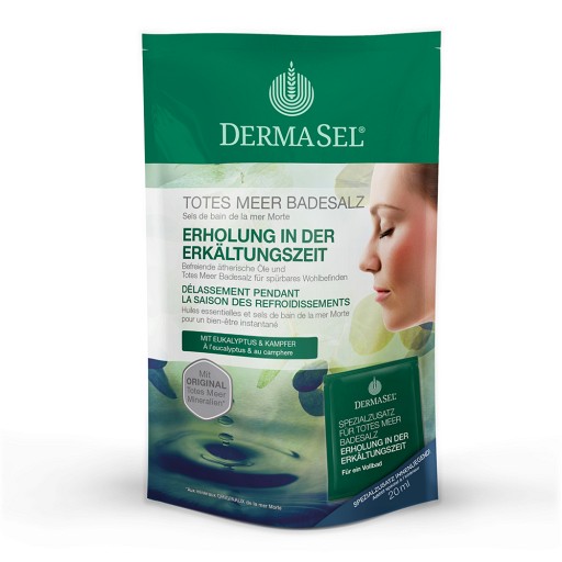 DERMASEL Totes Meer Badesalz+Erkältungszeit SPA - 1Packungen