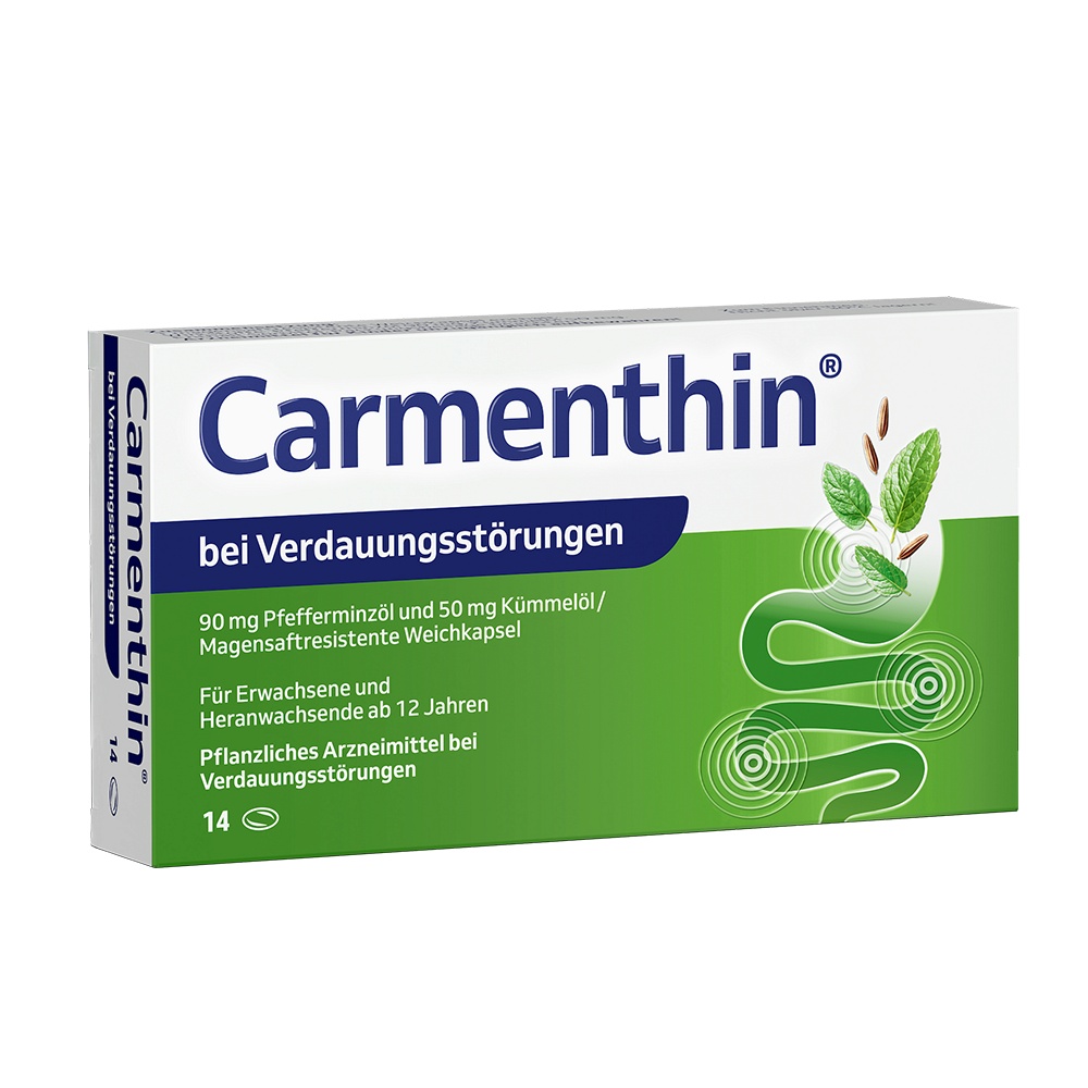 CARMENTHIN bei Verdauungsstörungen msr.Weichkaps. - 14Stk - Verdauung