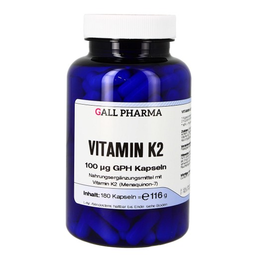 VITAMIN K2 100 µg GPH Kapseln - 180Stk - Für Senioren