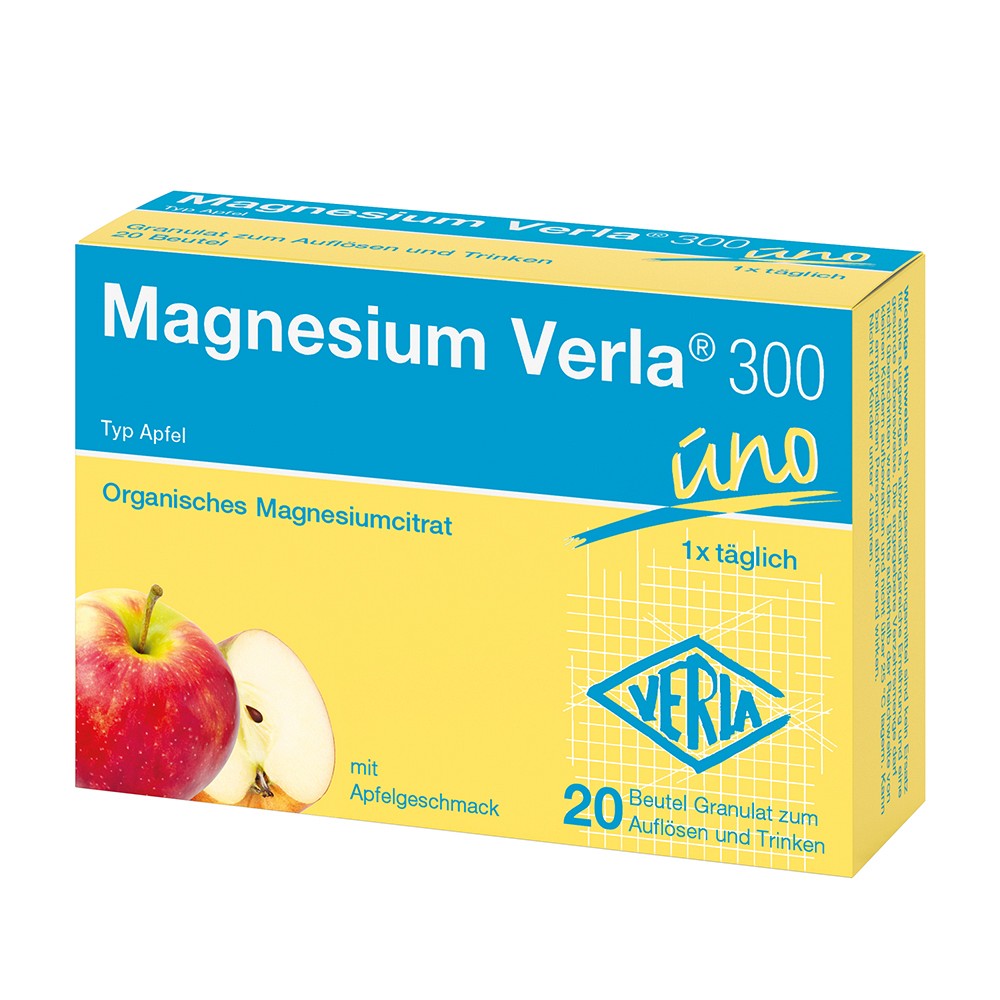 MAGNESIUM VERLA 300 Apfel Granulat - 20Stk - Magnesium Verla