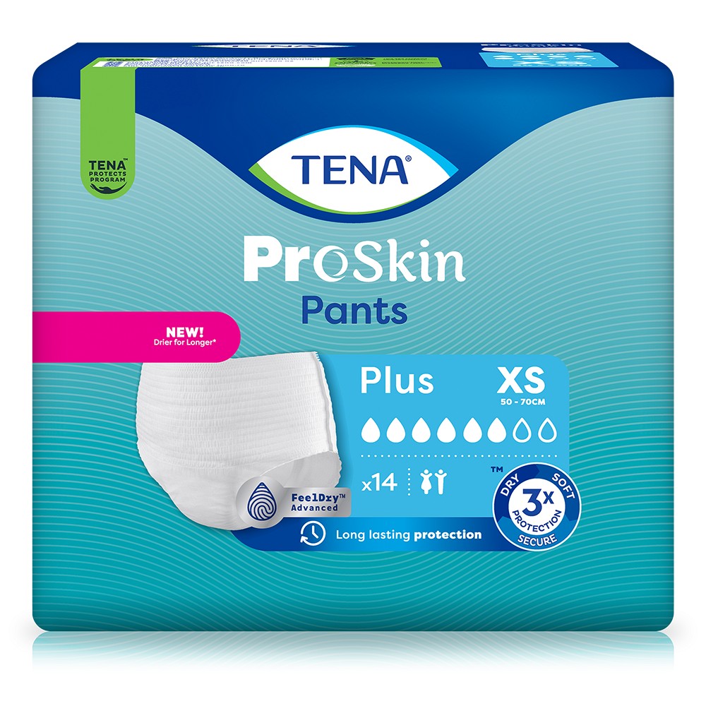 TENA PANTS Plus XS bei Inkontinenz - 14Stk - Tena Pants - höchste Sicherheit