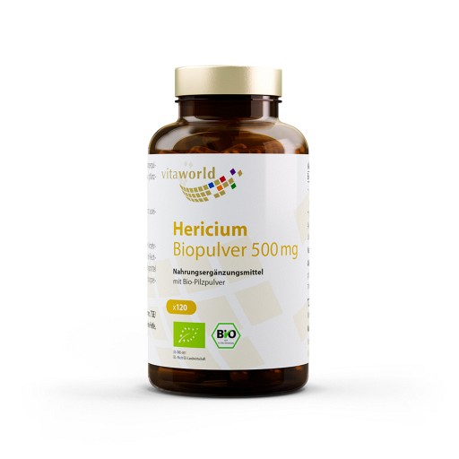 HERICIUM BIOPULVER 500 mg Kapseln - 120Stk