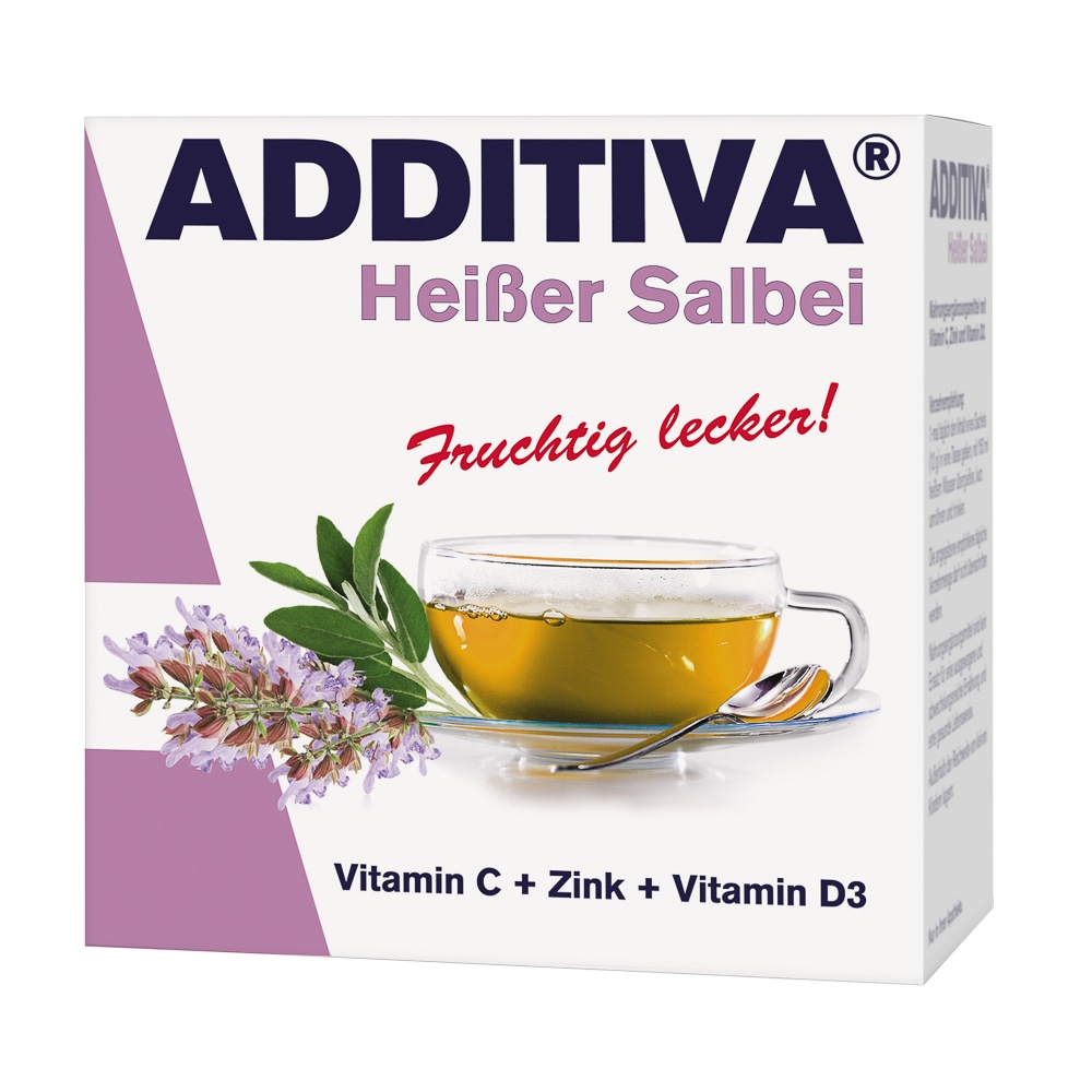 ADDITIVA heißer Salbei Pulver Sachets - 120g