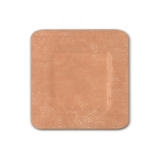 DRACOPOR Wundverband 3,8x3,8 cm steril hautfarben - 10Stk