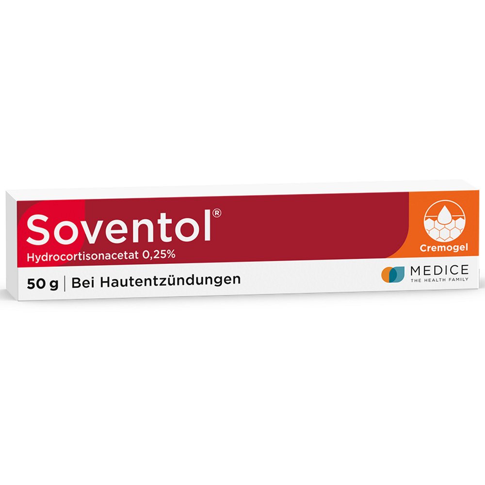 SOVENTOL Hydrocortisonacetat 0,25% Creme - 50g - Juckreiz & Ekzeme