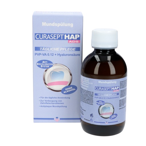 HAP012 PVP-VA 0,12+Hyaluronsäure Mundspülung - 200ml