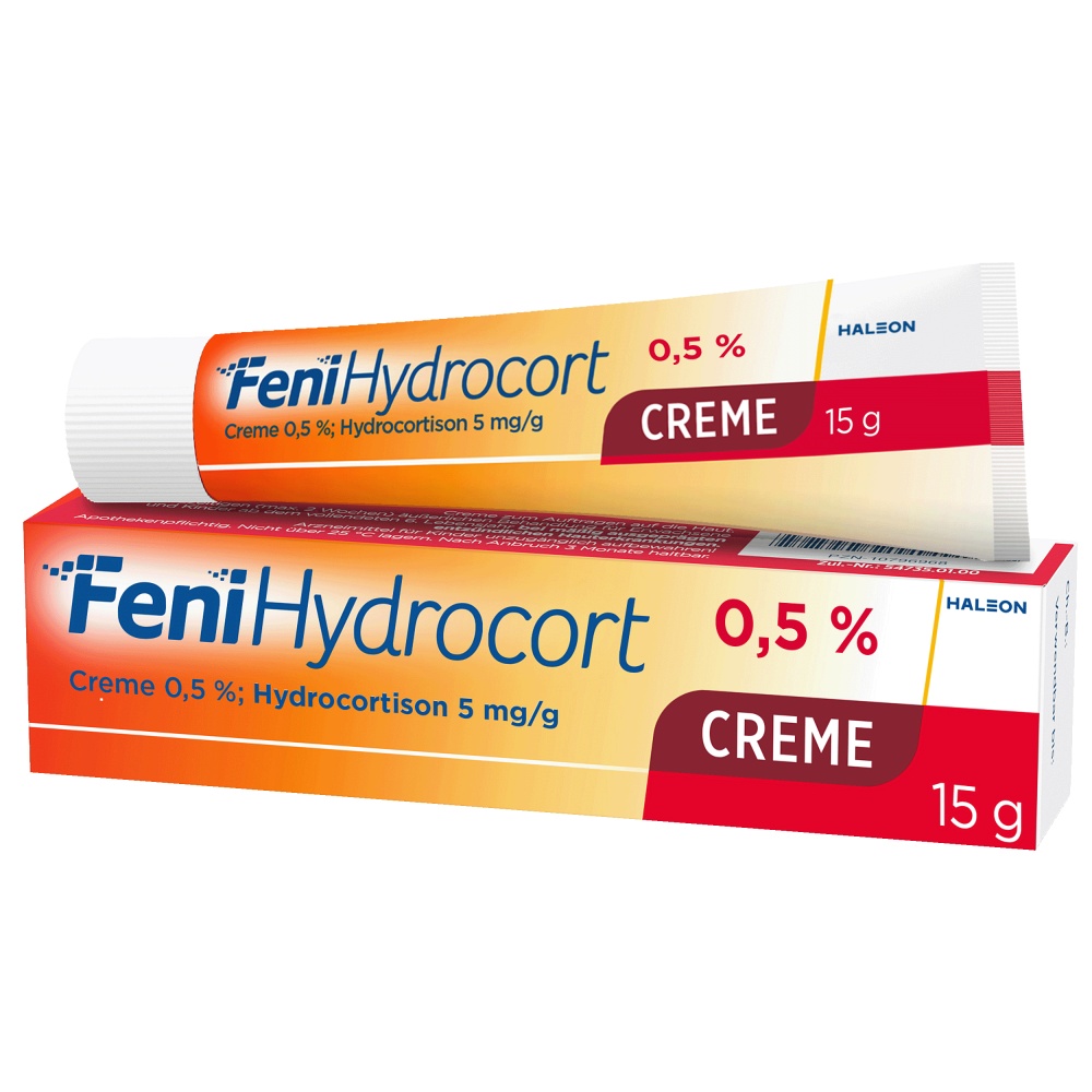 FENIHYDROCORT Creme 0,5% - 15g - Kortisonhaltige Salben zur äußerlichen Anwendung