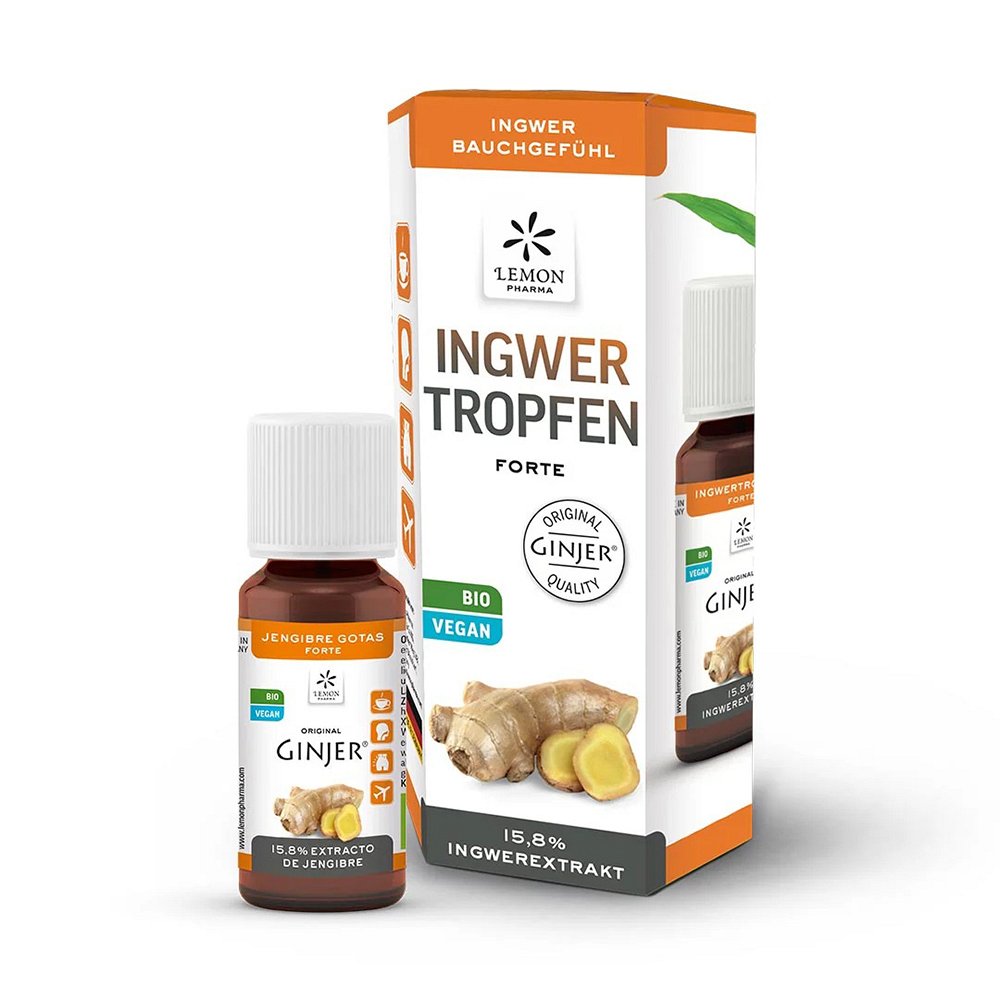 INGWER GINJER forte Tropfen - 20ml - Homöopathie & Natur