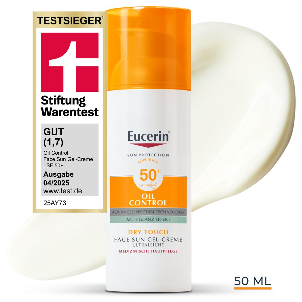 EUCERIN Sun Gel-Creme Oil Contr.Anti-Gl.Eff.LSF50+ - 50ml - Akne