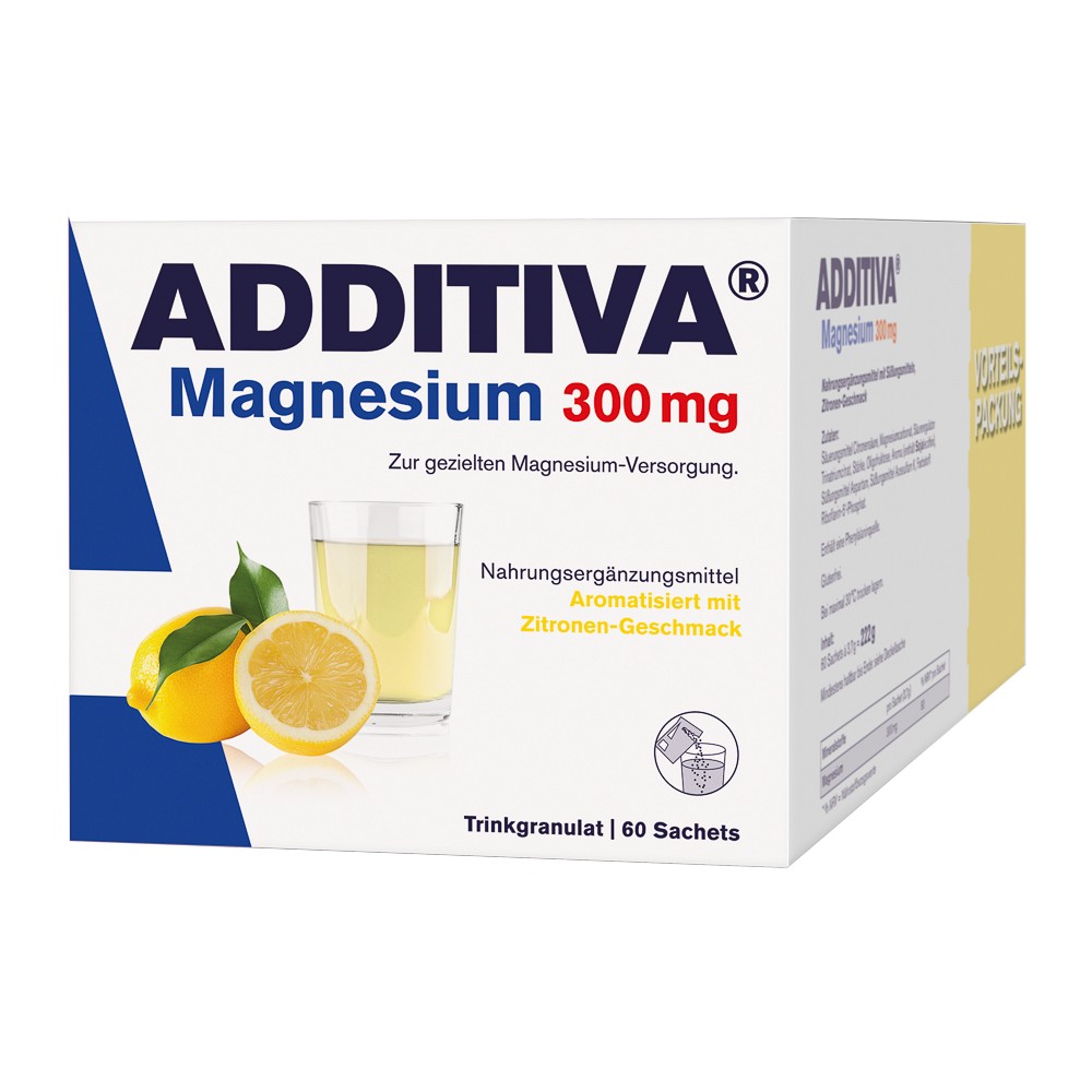 ADDITIVA Magnesium 300 mg N Sachets - 60Stk - Magnesium