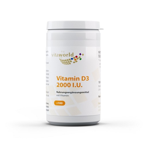 VITAMIN D3 2000 I.E. Kapseln - 100Stk