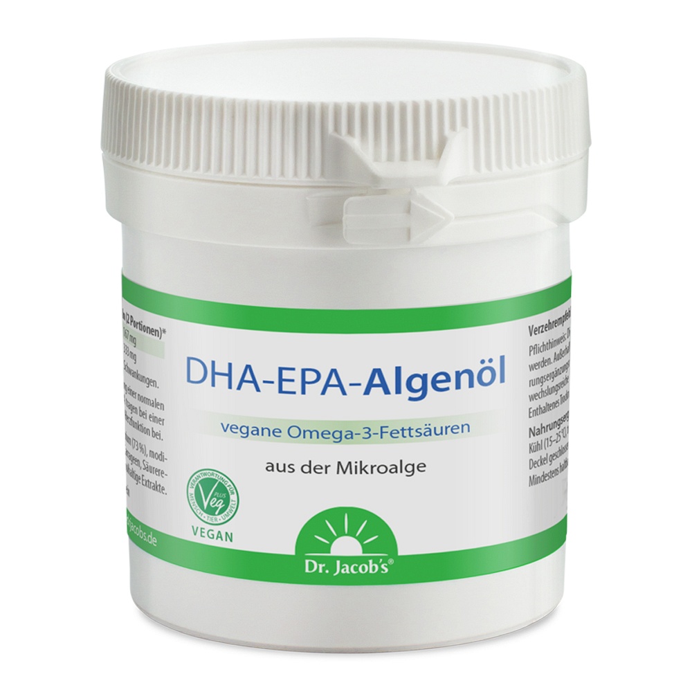 DHA-EPA-Algenöl Dr.Jacob\'s Kapseln - 60Stk - Abwehrkräfte