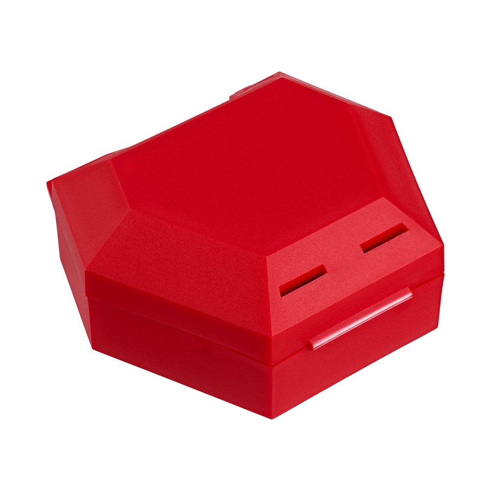 ZAHNSPANGENBOX mit Kordel rot - 1Stk